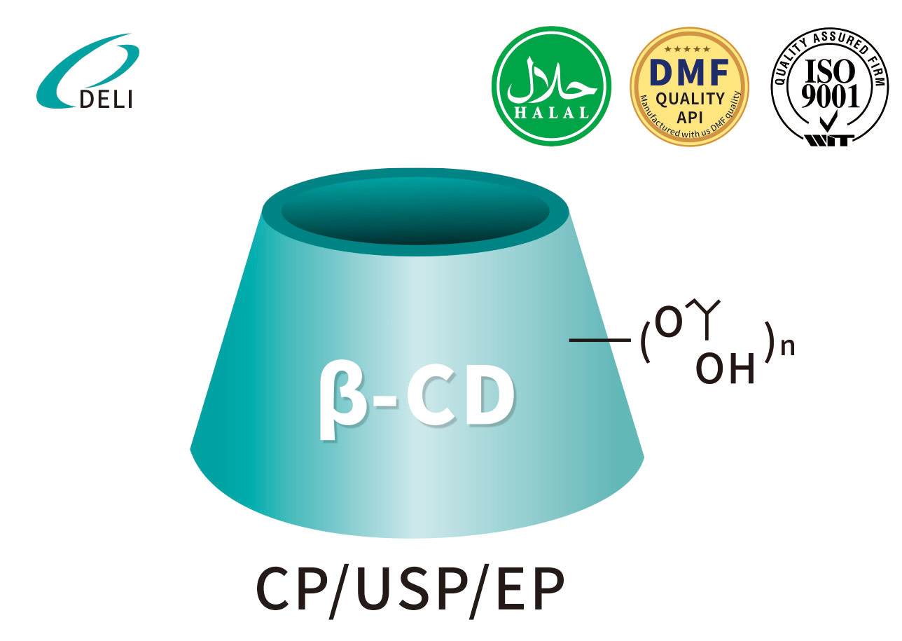 Deli Biokemisk hydroxipropyl Betadex Powder USP och EP -klass