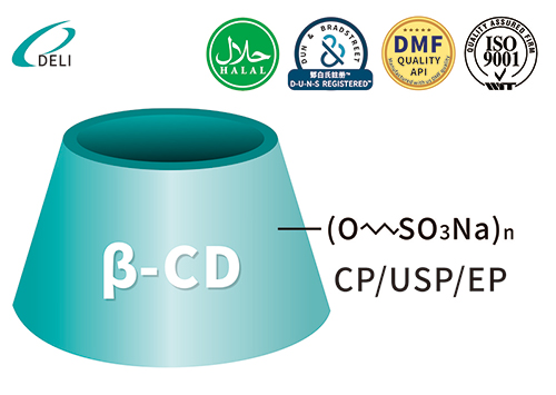 Sulfobutyleter betacyklodextrin natriumpulver